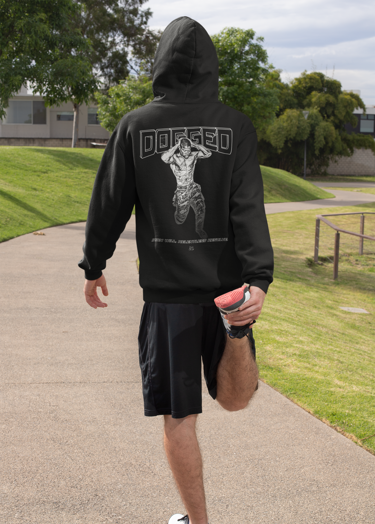 Classic Oversized Hoodie - Goggins B/W